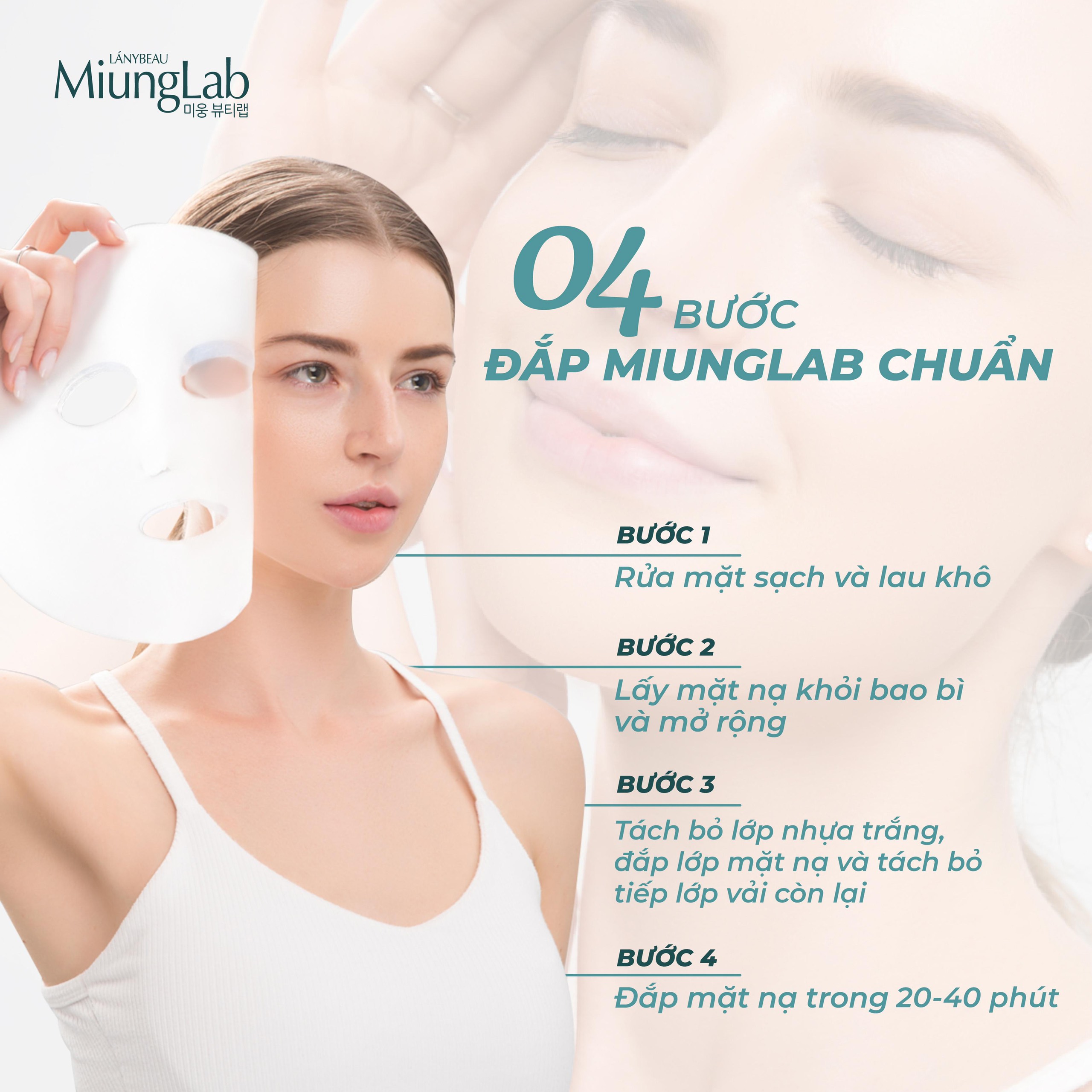 Mặt Nạ Sinh Học Miung Lab - Dưỡng Da Trắng Sáng