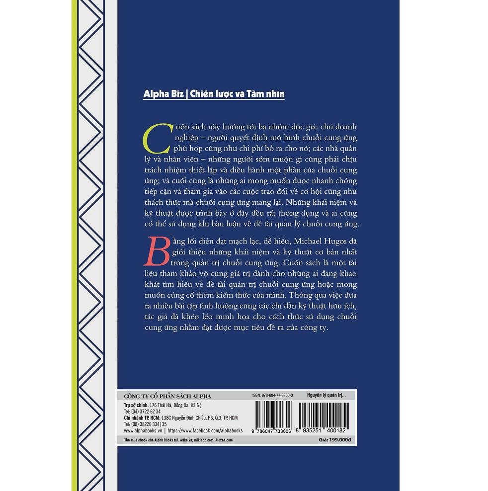 Sách - Nguyên Lý Quản Trị Chuỗi Cung Ứng