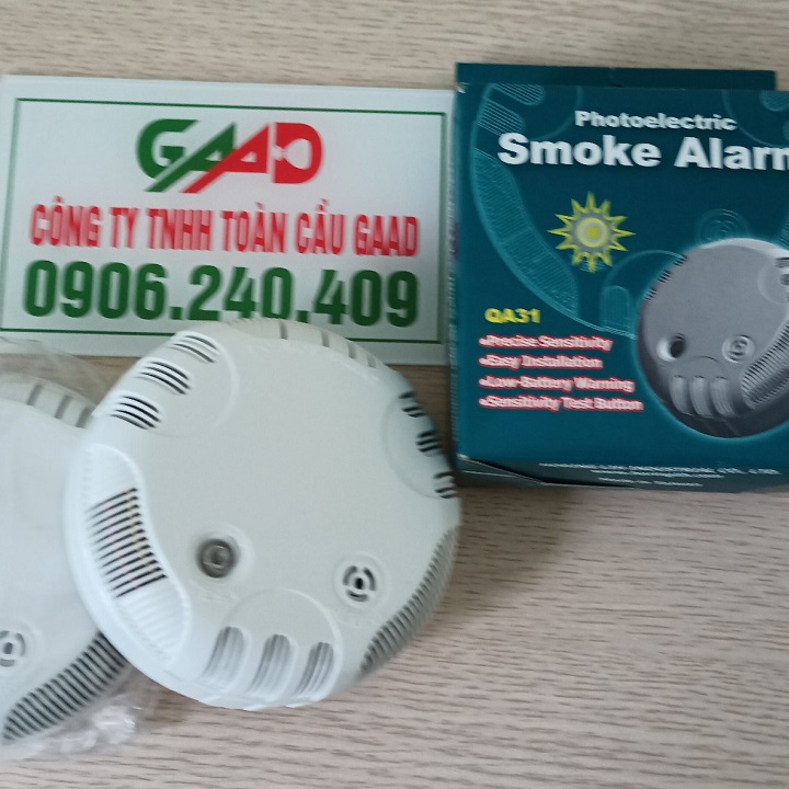 Đầu Báo Khói độc lập, Báo Cháy Thông Minh chạy pin (BH chính hãng Horing 12 tháng)