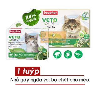 Nhỏ Gáy Beaphar Ngừa Bọ Chét, Ve Cho Mèo thumbnail