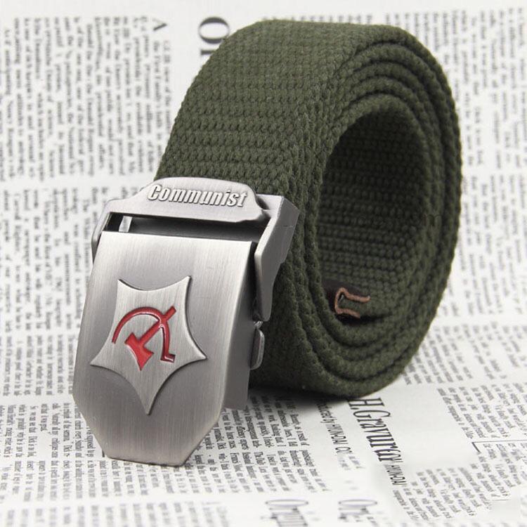 Dây Nịt Thắc Lưng Quân Đội Mỹ Hình Búa Liềm