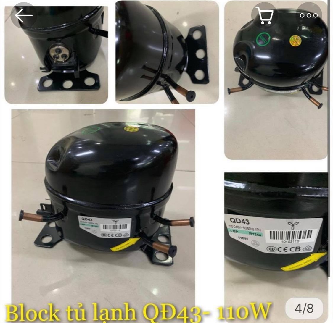 Block Tủ Lạnh QD43 -110w (120L-150L)