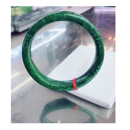 [HCM]Vòng cẩm thạch sơn thủy bản vuông nhỏ thời tranghàng mới chụp như hình 100%được tư vấn side.