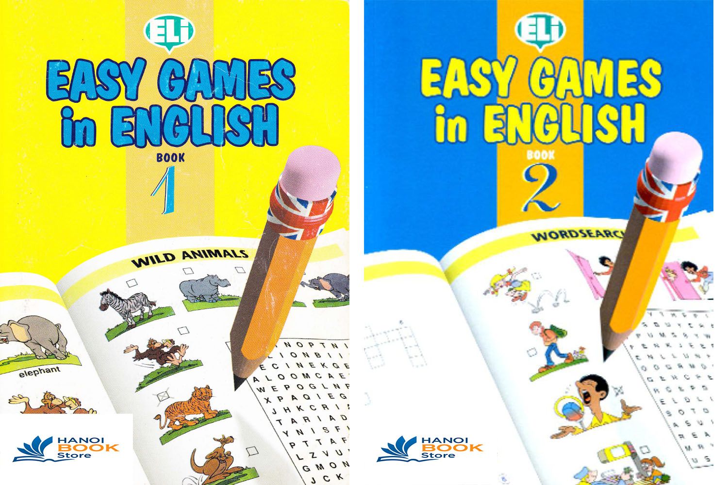 Easy games in English 1,2