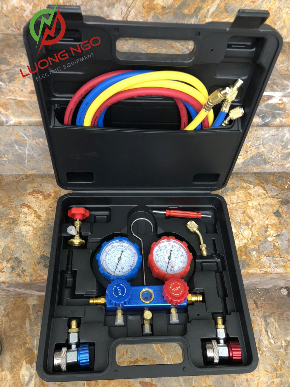 Bộ đồng hồ nạp gas lạnh đa năng
