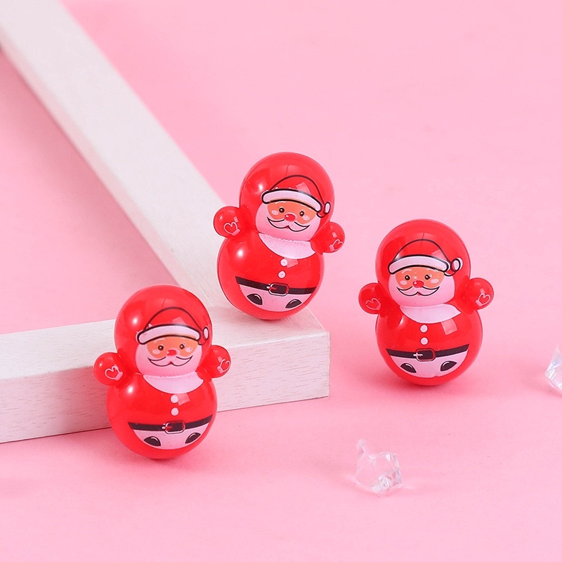 Set 10 Đồ chơi lật đật mini squid game, lật đật doraemon cho bé siêu dễ thương