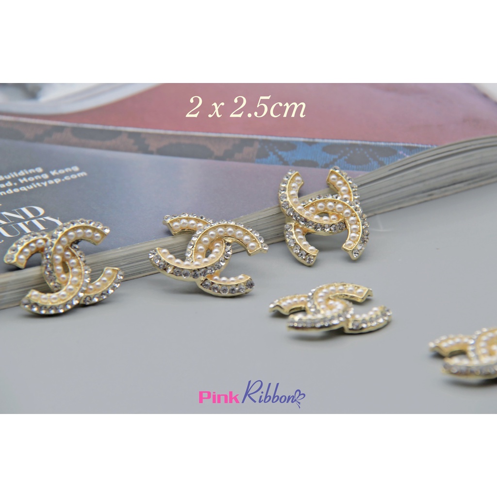Charm chữ X trai nhí màu vàng gold-3 mẫu