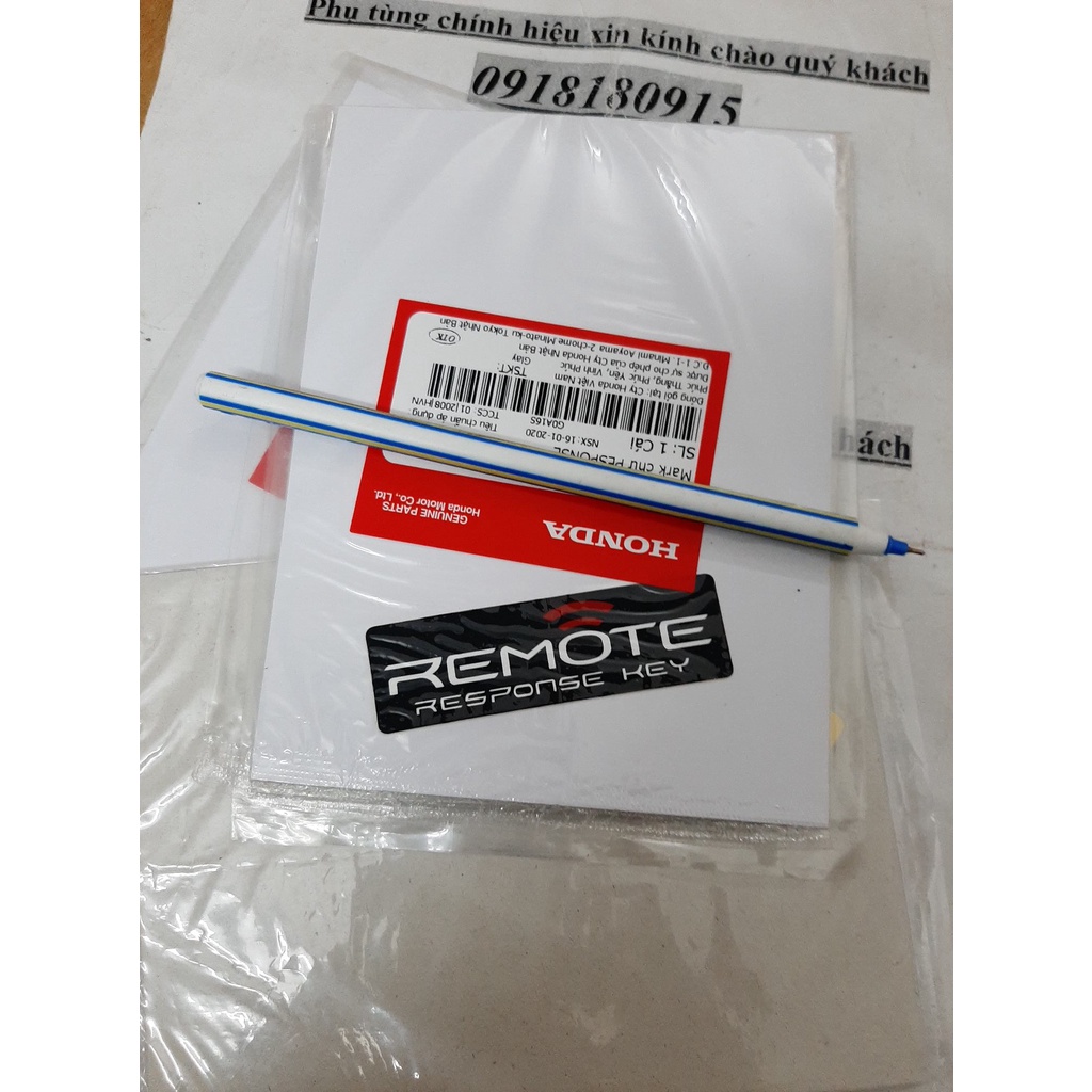 tem Mark chữ PESPONSE key tem remote PESPONSE honda
