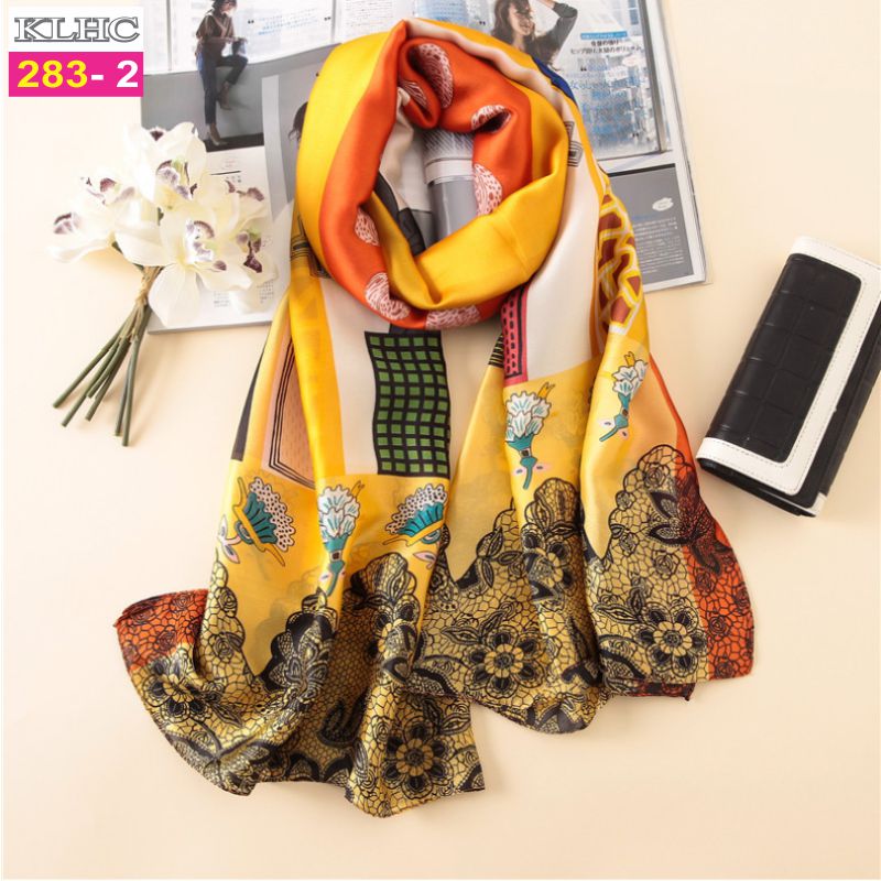 Khăn Choàng Lụa Thời Trang 1085 - Thế Giới Khăn Đẹp - Giá Sỉ