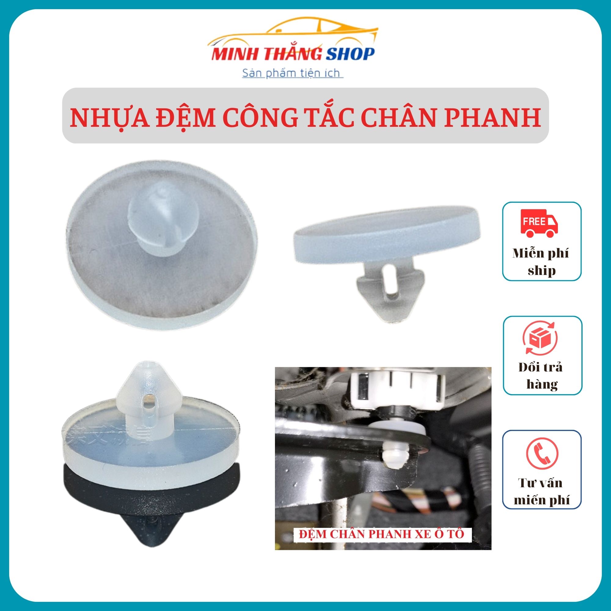 Nhựa đệm công tắc chân phanh