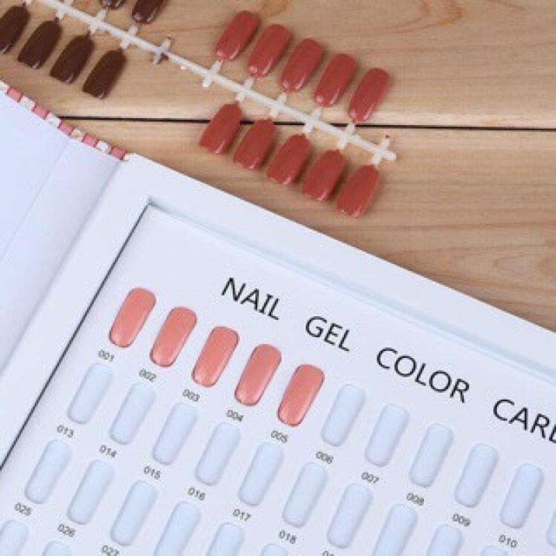 Set 5 vỉ móng up sổ bảng màu 120 móng