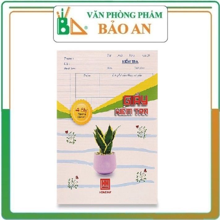 Giấy kiểm tra 4 ly ngang Hồng Hà Dream - 4939 dùng cho học sinh tiểu học