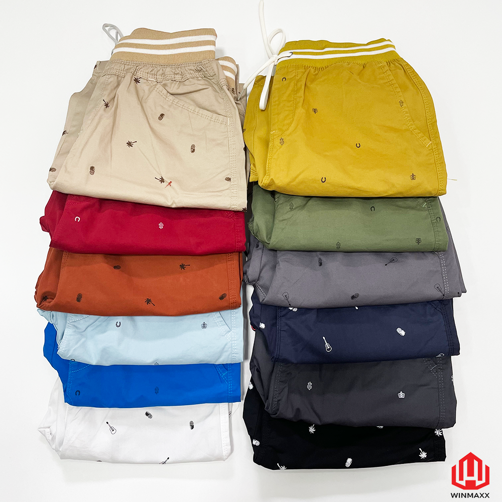 Quần Short Kaki Nam Lưng Bo In S56 - Winmaxx