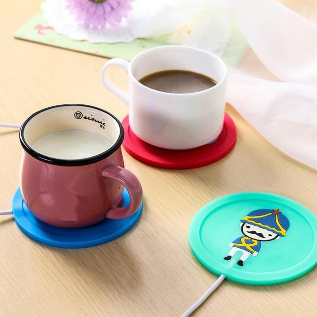 [HCM]Đế Hâm Nóng Tạo Nhiệt Trà Cafe Cổng Usb