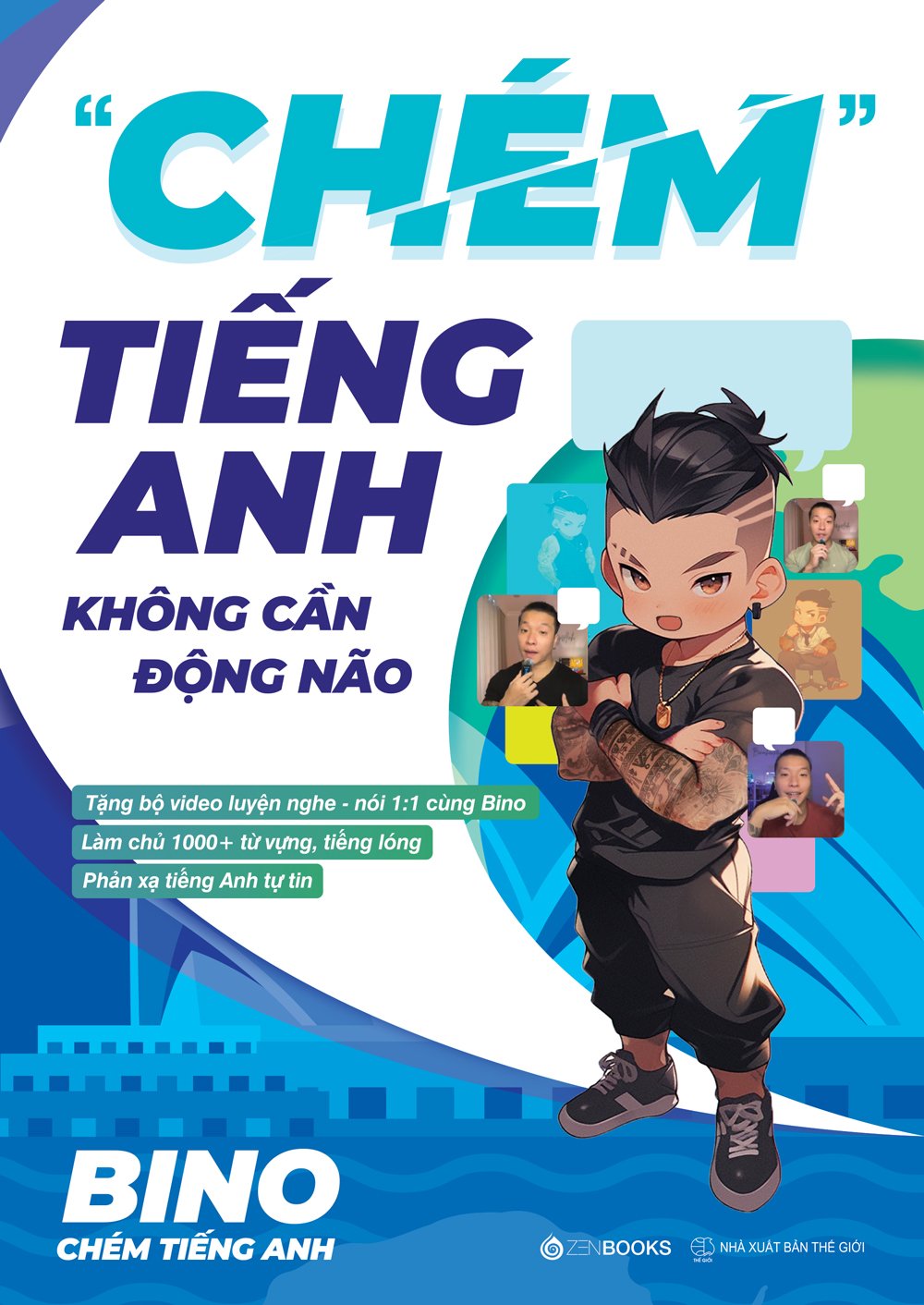 Sách - chém tiếng anh không cần động não - tác giả bino