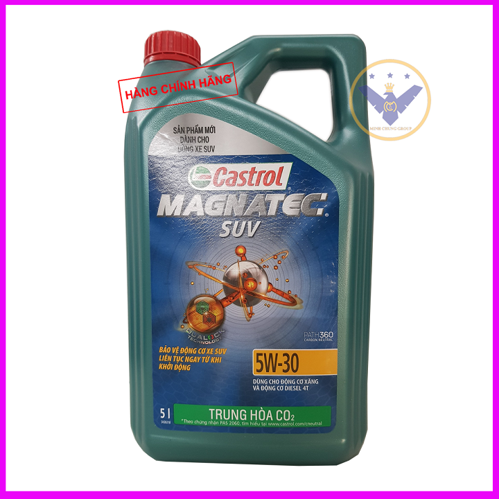 Dầu nhớt Castrol Magnatec SUV 5w30 can 5L - Hàng chính hãng