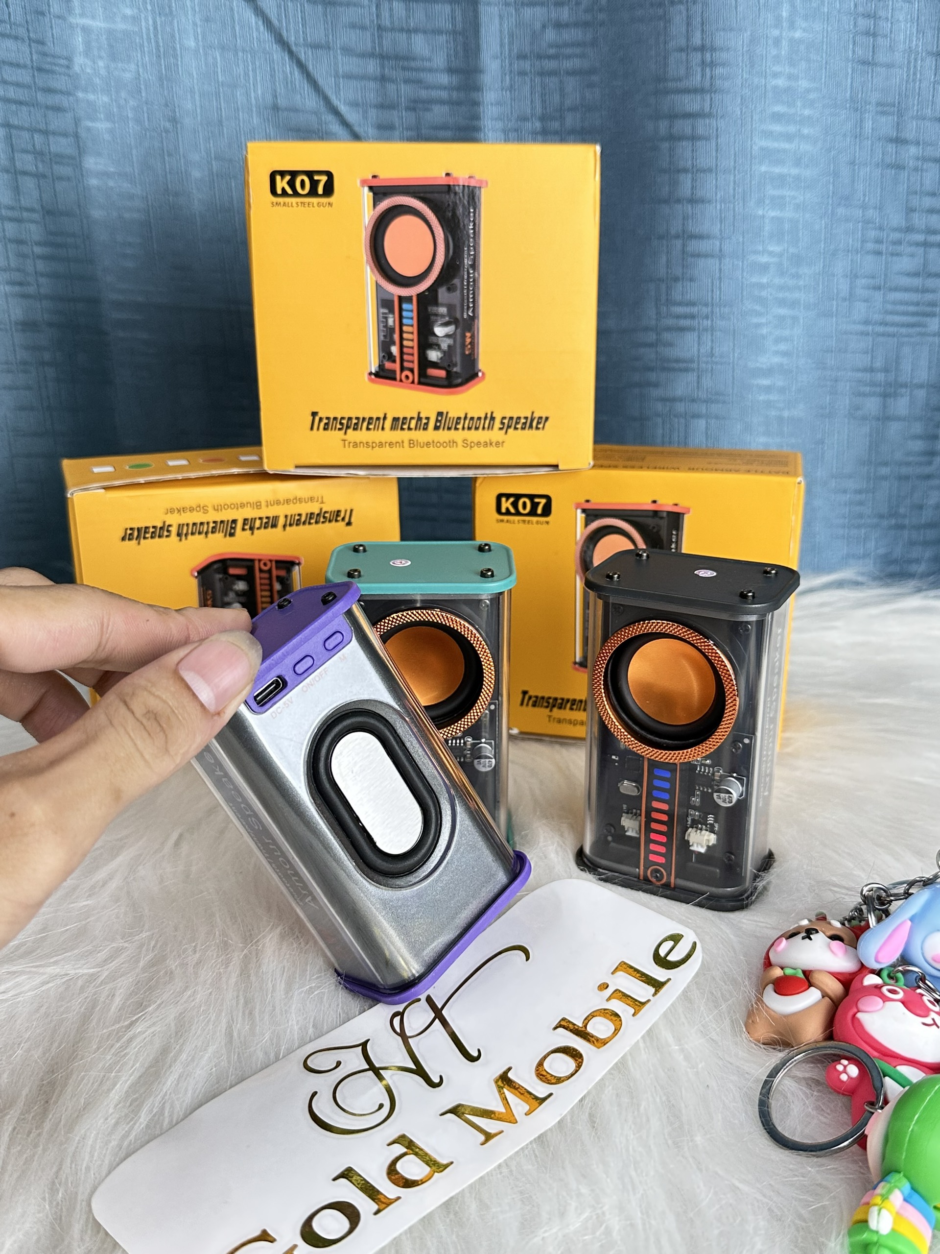 Loa K-07 Hottrend Meca trong suốt