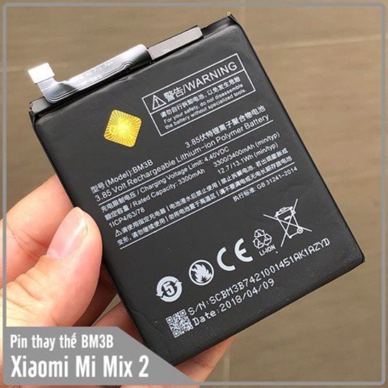 Pin Xiaomi BM3B ( Pin Xiaomi Mi Mix 2 )bảo hành 6 tháng.