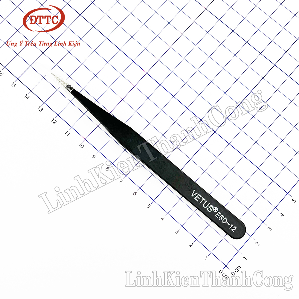 Nhíp gắp linh kiện loại thẳng esd-12
