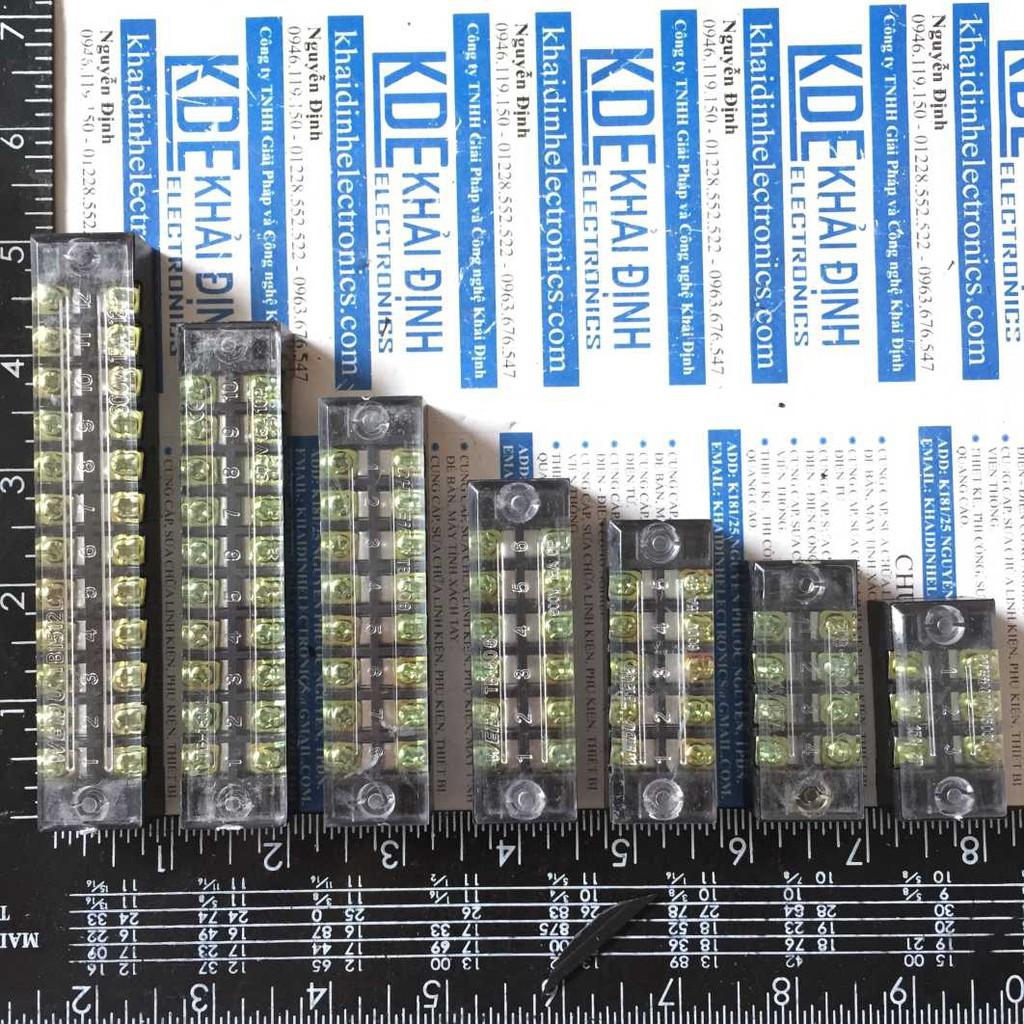 Domino, terminal đầu nối cầu nối khối 15a 600v 3p/4p/5p/6p/8p/10p/12p kde3521