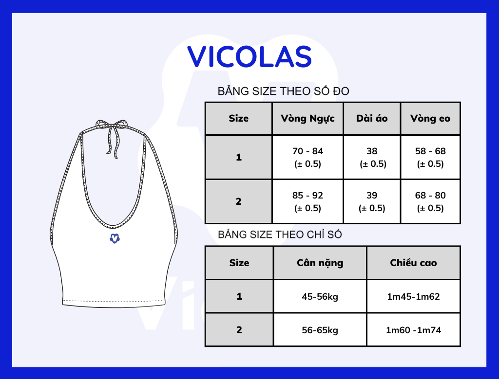 Áo croptop kiểu cột dây Vicolas gợi cảm - VICO15