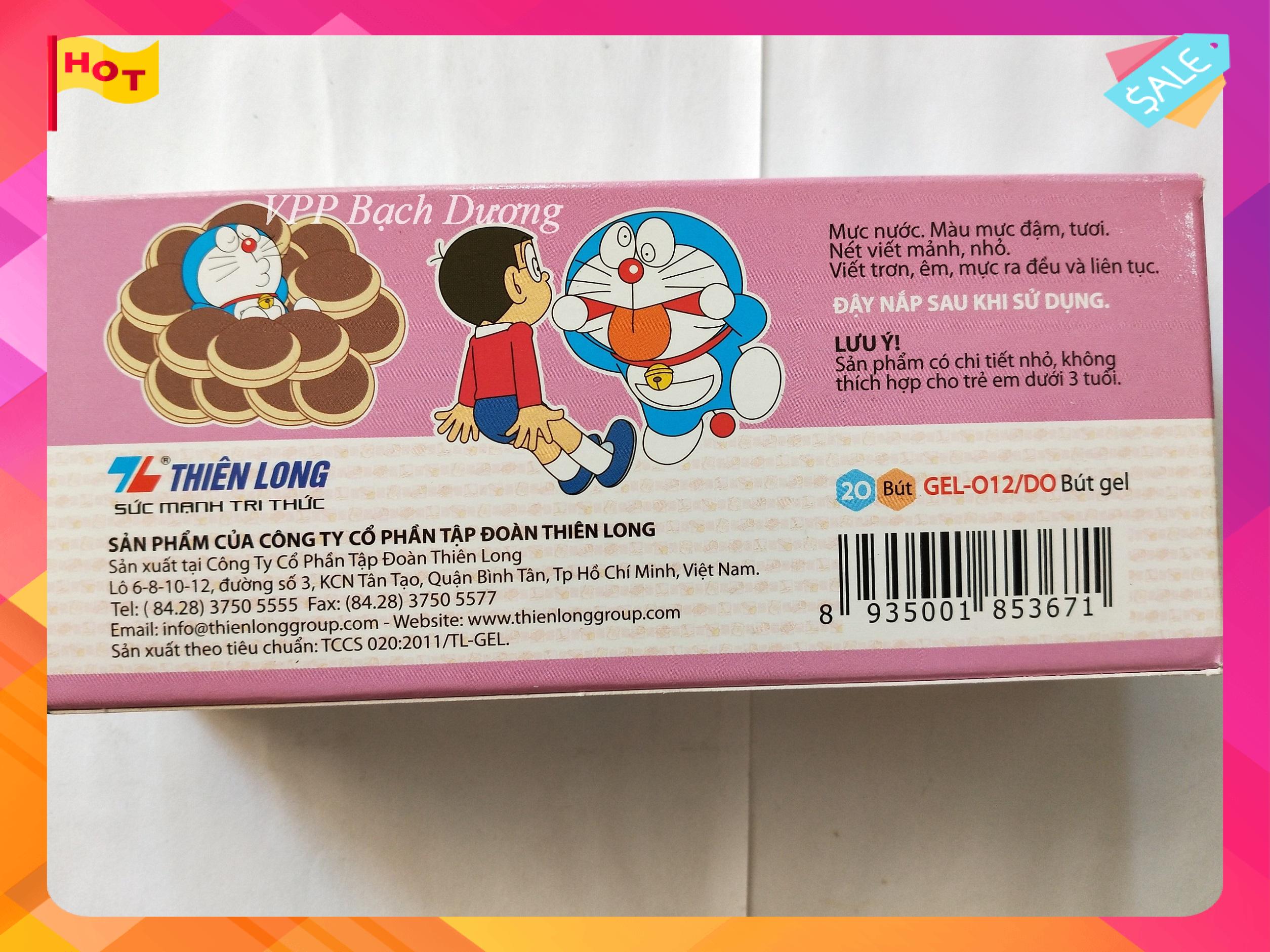Bút tím Doraemon Thiên Longg - Gel 012- cây
