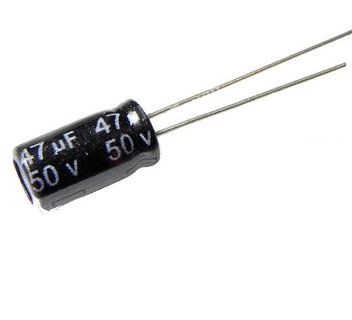 [20-30 cái] Tụ hóa 10uF, 22uF, 33uF, 47uF (50V)