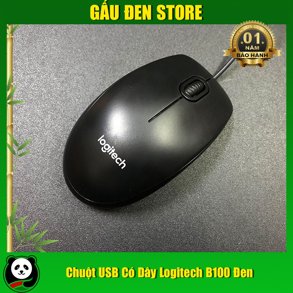 Chuột máy tính Logitech B100 Màu Đen cam kết hàng đúng mô tả chất lượng đảm bảo inbox shop để được tư vấn thêm