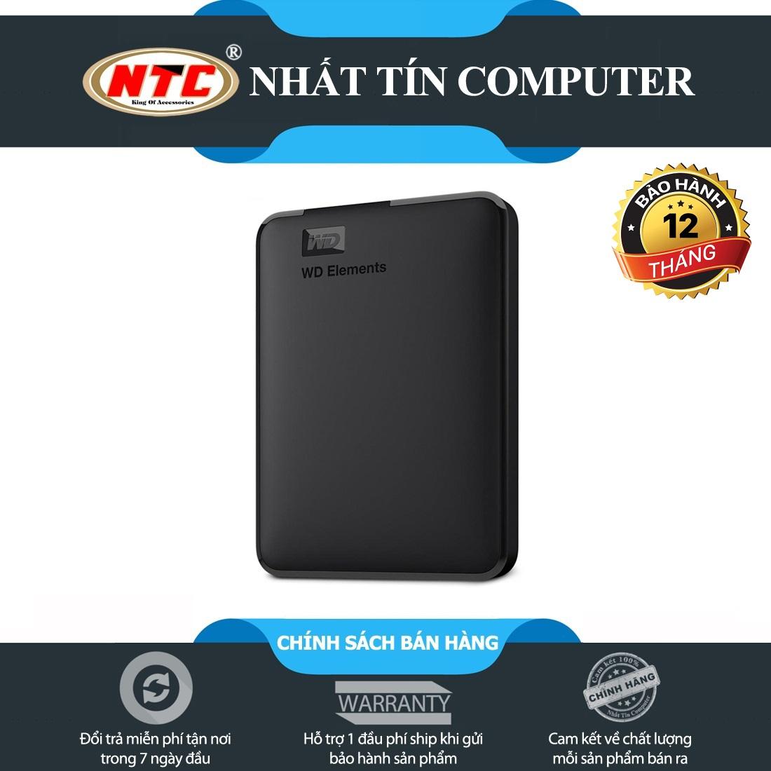 Box ổ cứng di động WD Elements chuẩn SATA III - Hỗ trợ đến 6Gbps (Đen)