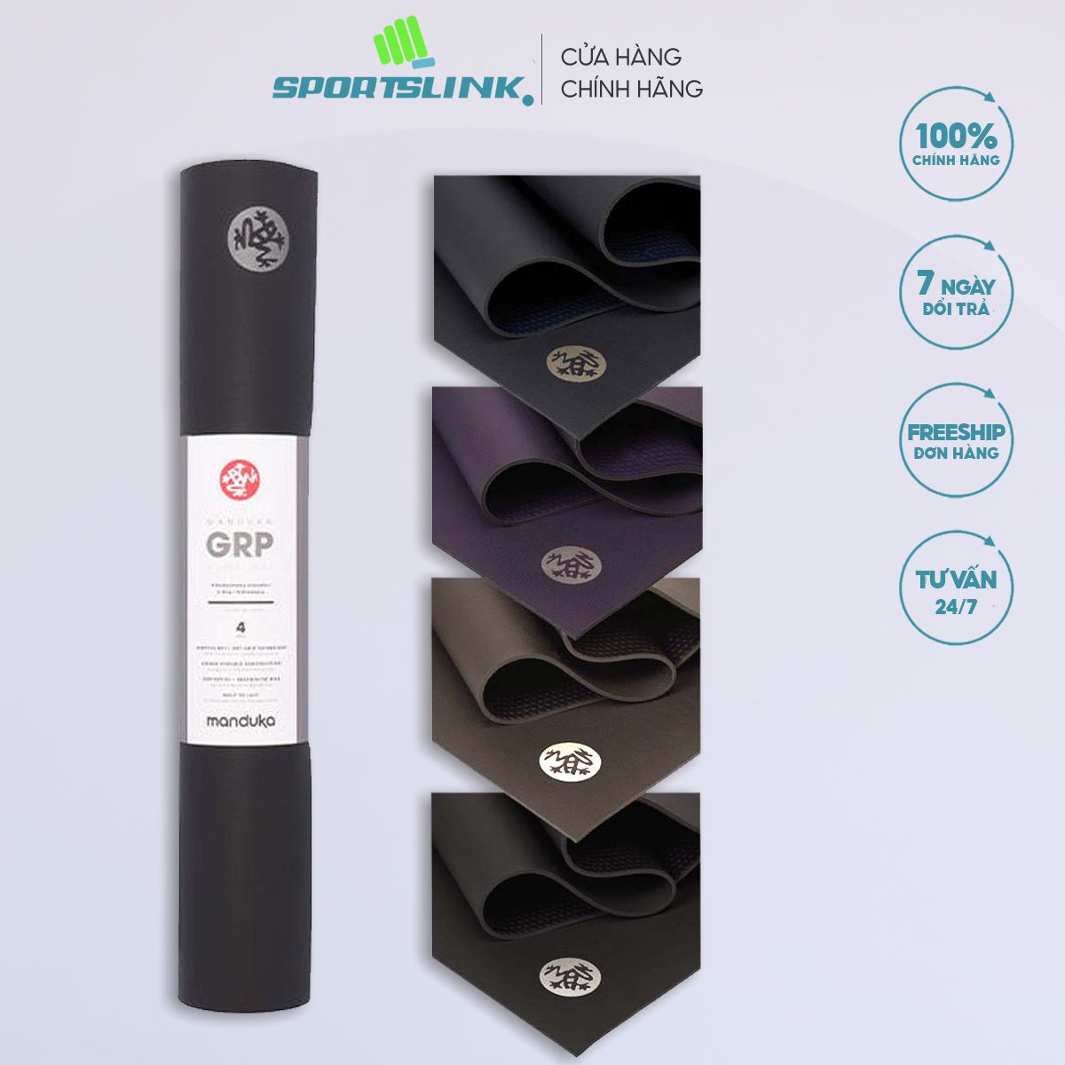 Manduka GRP Lite Hot Yoga Mat 4 mm