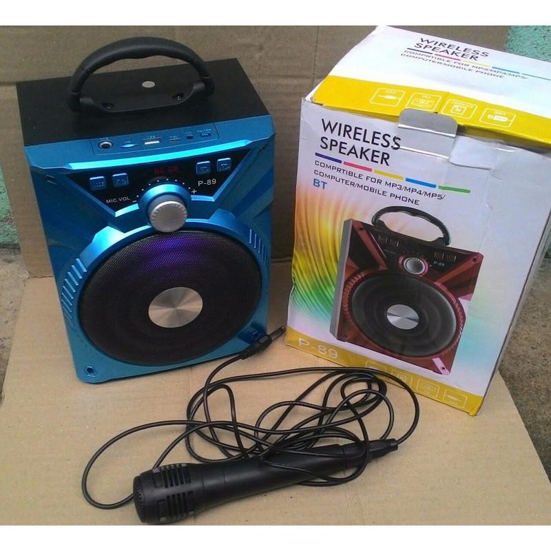 Loa bluetooth P88, P89 Có míc karaoke