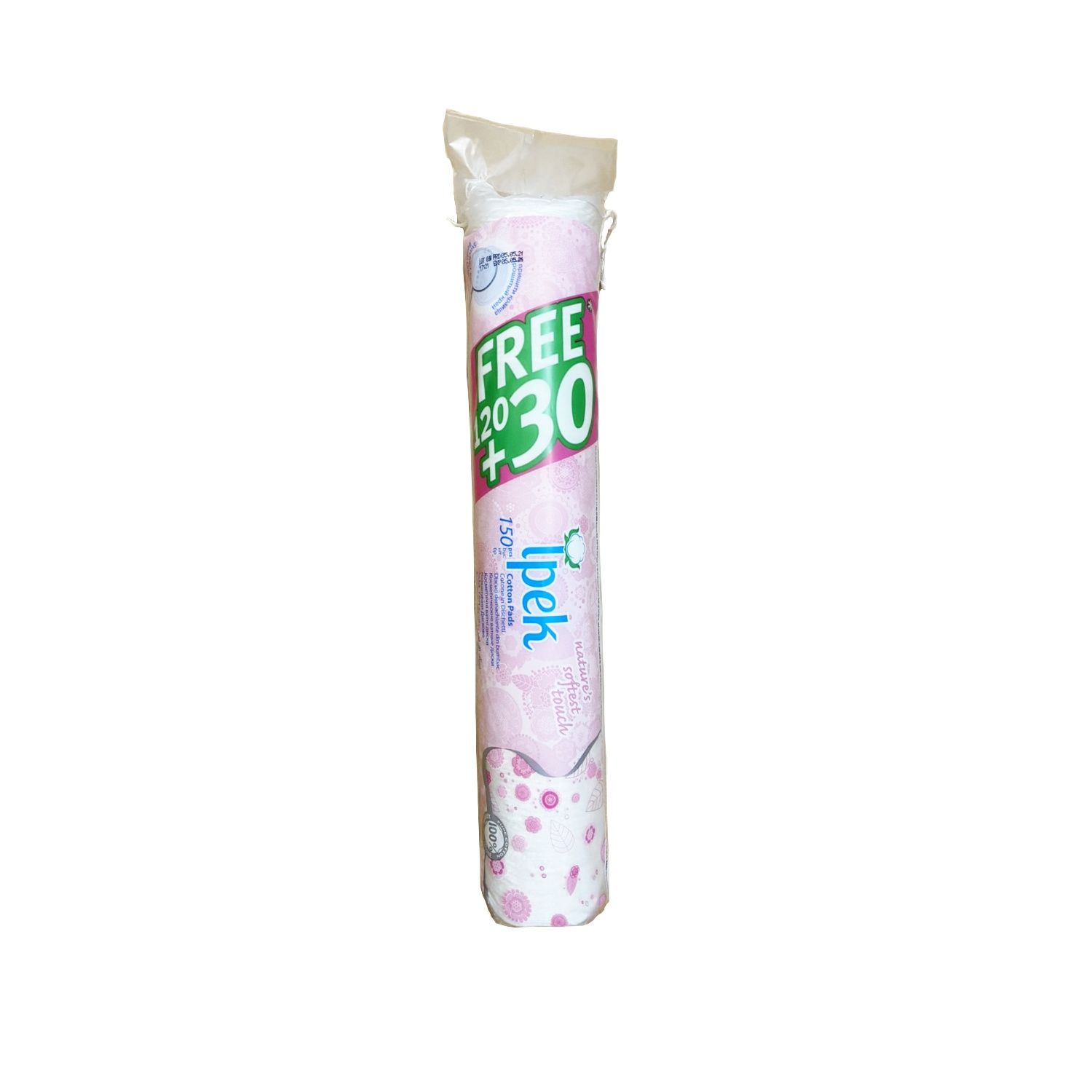 (Hàng cty) Bông Tẩy trang Ipek 150 miếng - làm sạch lớp trang điểm và lớp kem chống nắng
