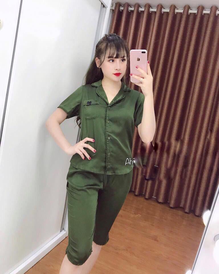 ĐỒ BỘ PIZAMA LUNG  TRƠN CHO NỮ