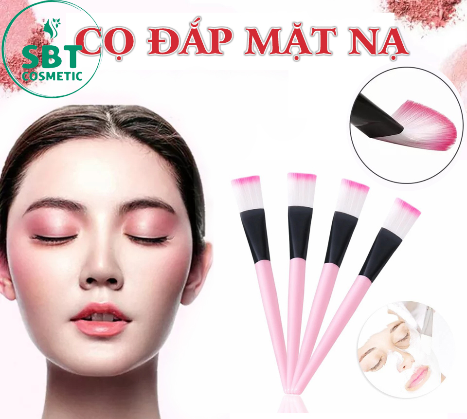 [ Bộ 2 Cây] Cọ Đắp Mặt Nạ Silicon Cán Hồng Xinh Xắn, Cán Chắc Chắn – Dùng Để Đắp Mặt Nạ Dưỡng Da