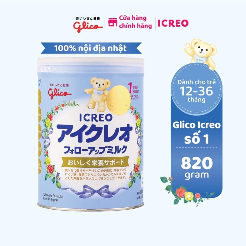 Sữa bột Glico Nhật số 0 (0th-12th)lon 820g date T5, T6/24