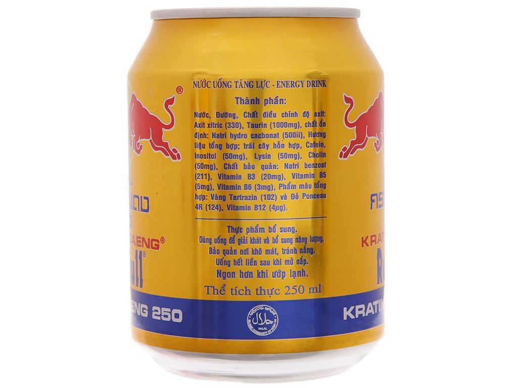 Bò Húc Thái Lan loại 1 lốc 6 lon