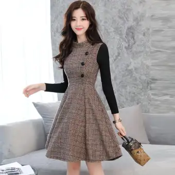 woolen long dresses for ladies