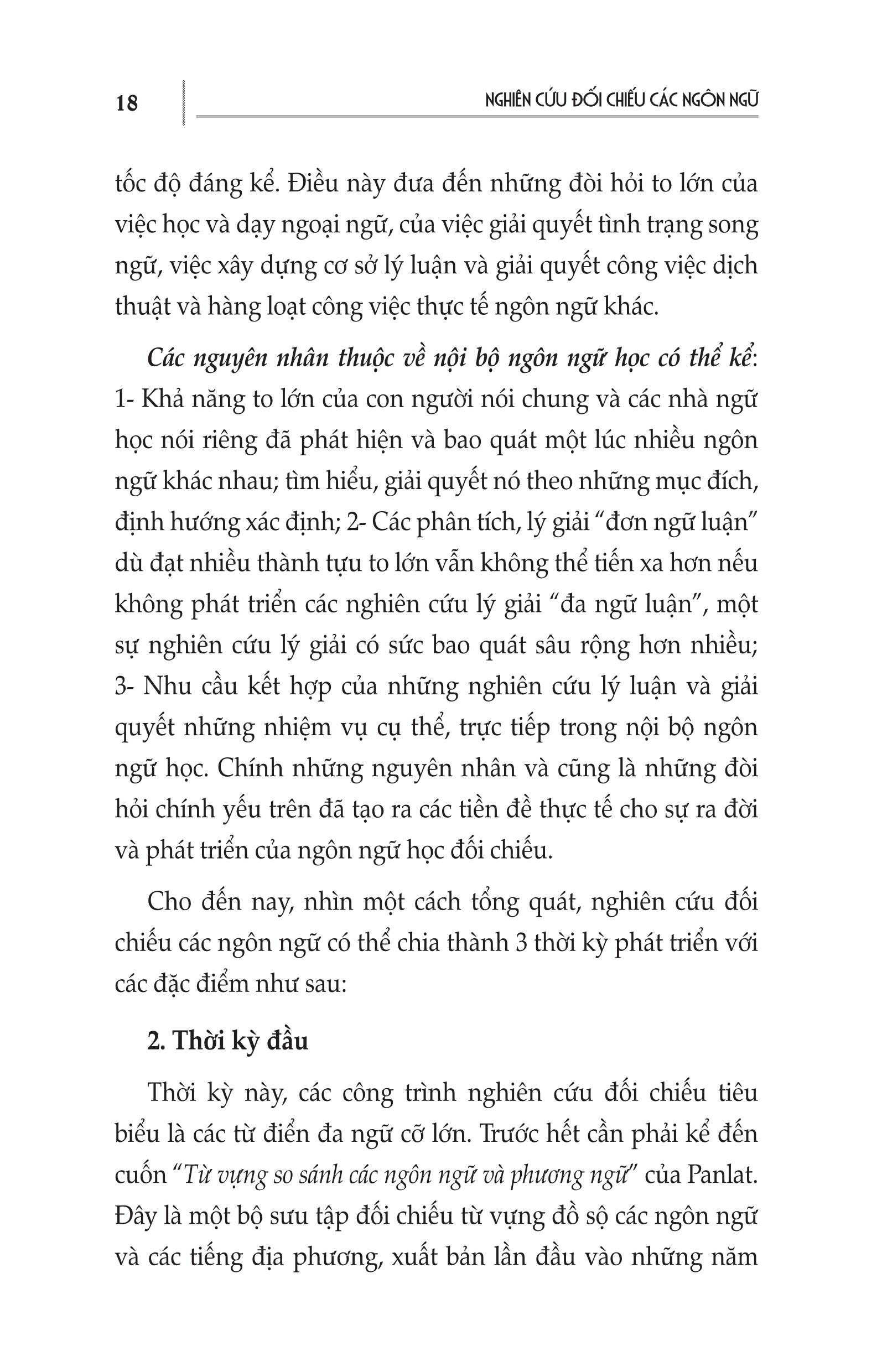 Nghiên Cứu Đối Chiếu Các Ngôn Ngữ