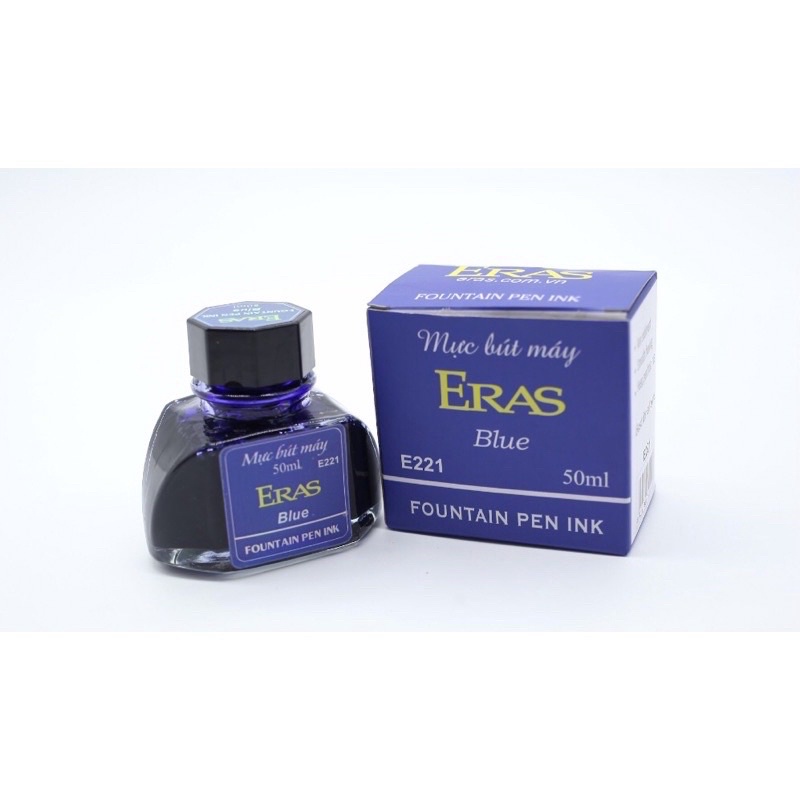 1 mực lọ 50ml eras e221 sản phẩm chính hãng xanh/đen/tím