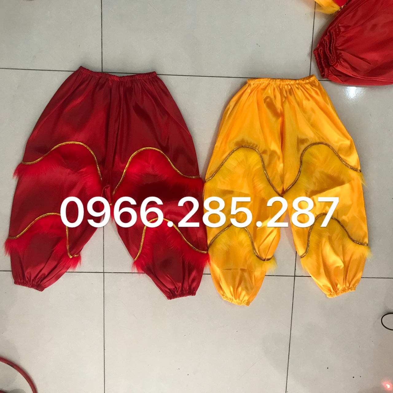 Quần múa lân trẻ em, quần lân cho bé