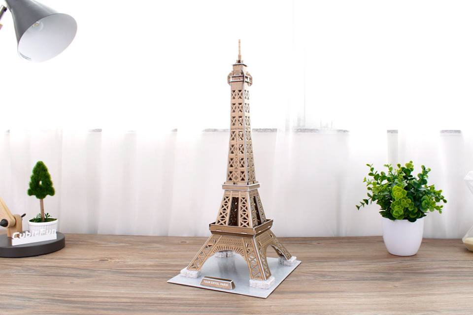 Mô hình giấy 3D CubicFun - Eiffel Tower (France) C044h