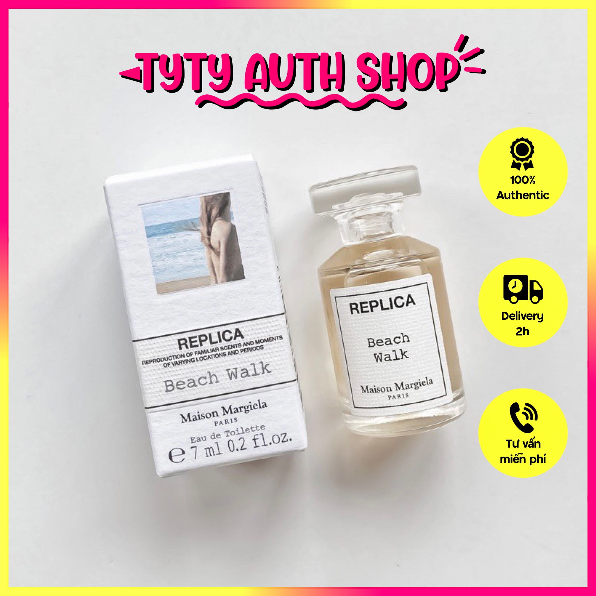 🌻Nước Hoa Mini Replica Beach Walk 7ml Fullbox
