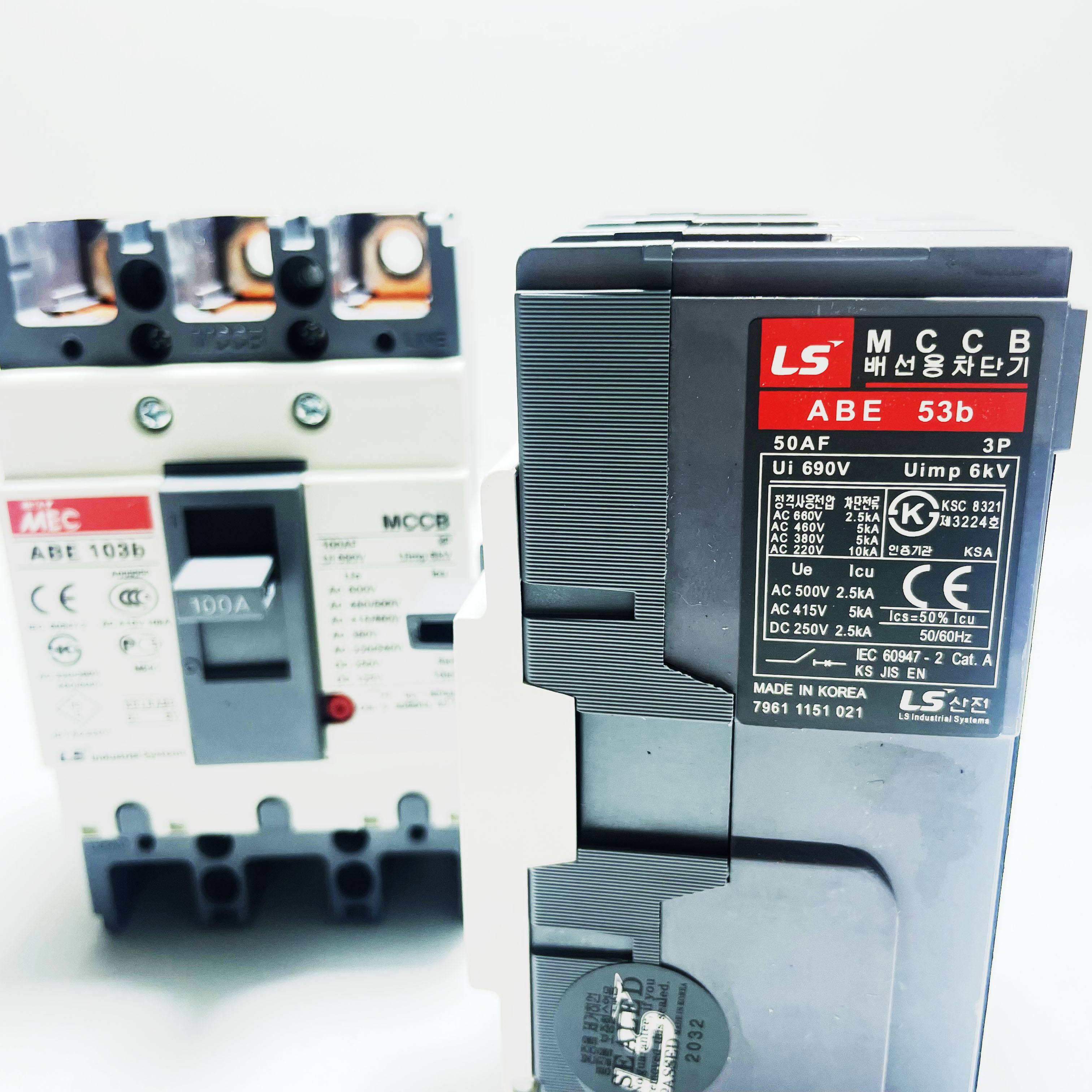 Aptomat Khối 3 Pha LS ABE 30A~100A,MCCB LS MetaMEC 103B