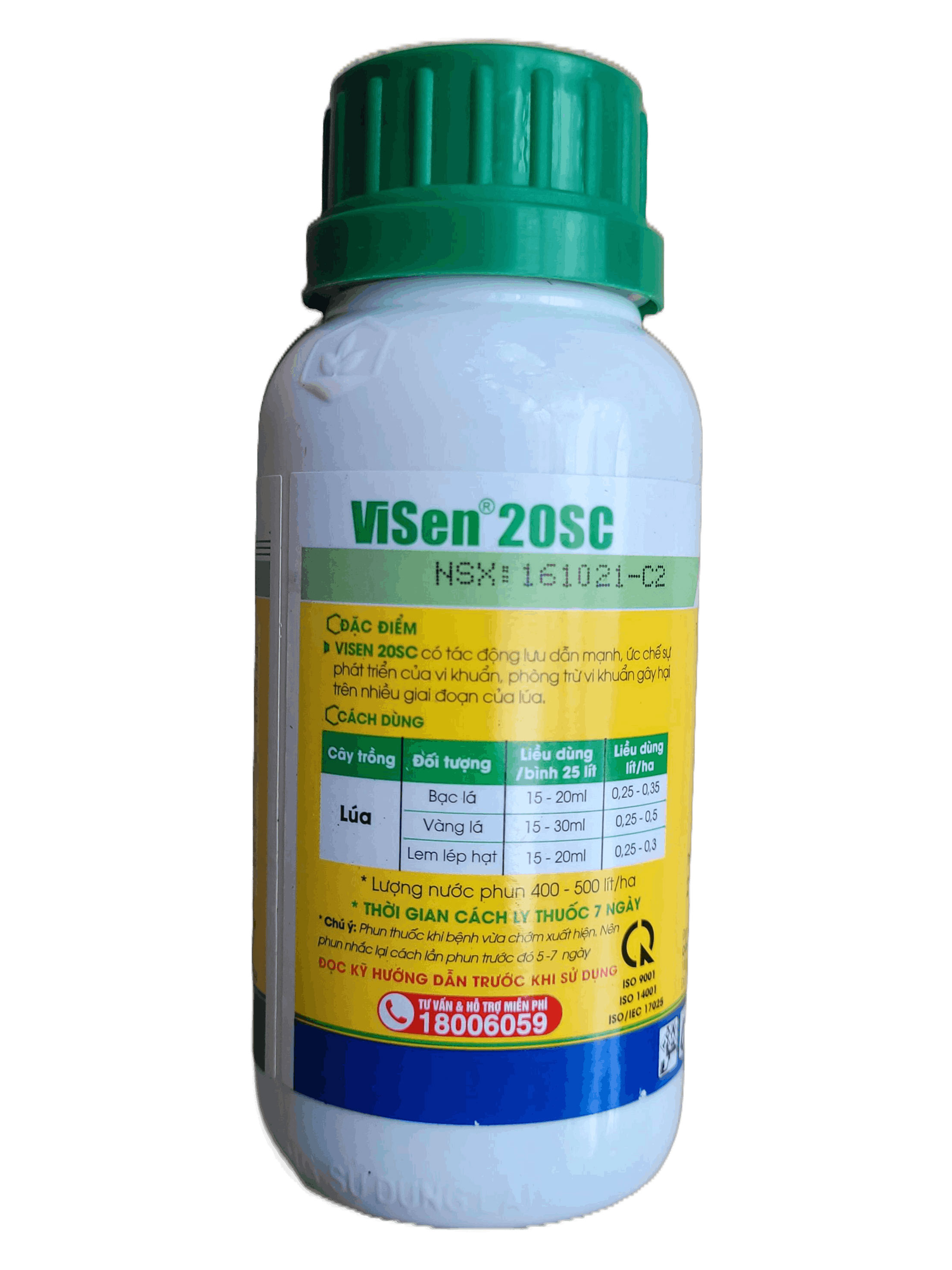Thuốc trừ bệnh ViSen 20SC chai 240ml