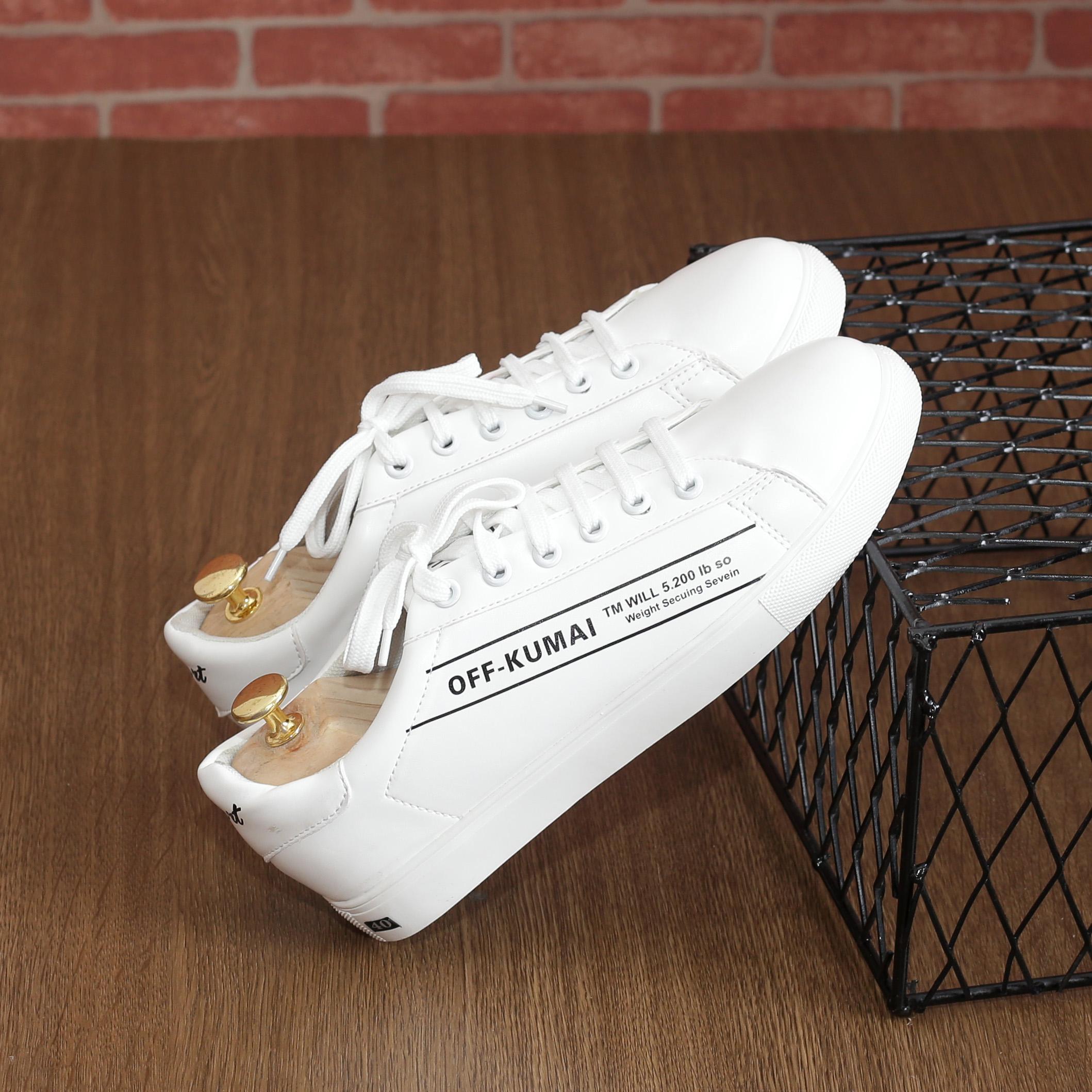 GIày sneaker nam, giày nam thể thao 2019 (trắng)