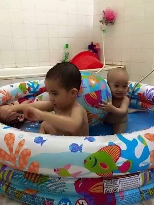 BỂ BƠI 3 CHI TIẾT GỒM (BỂ BƠI + PHAO + BÓNG)
