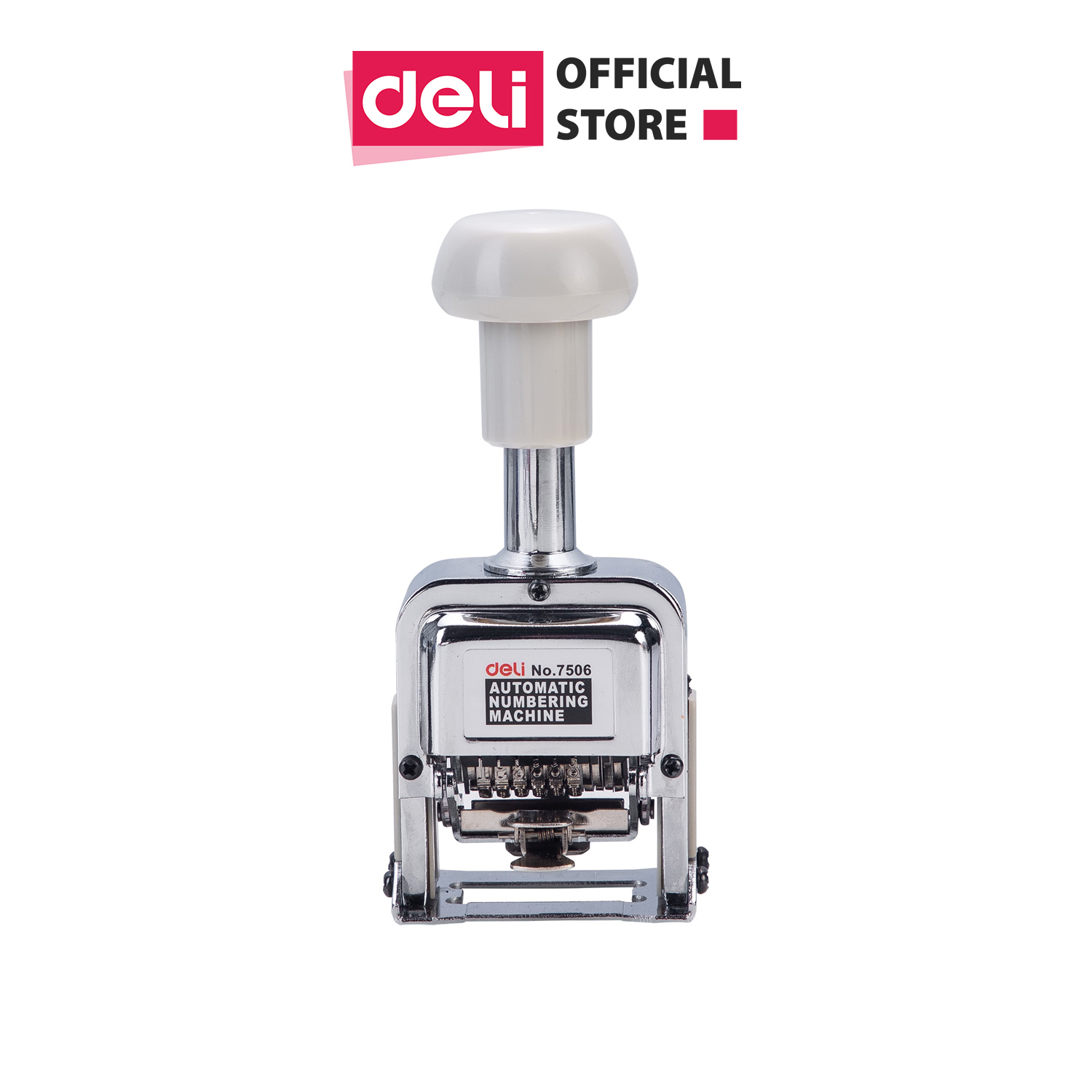 Dấu nhảy tự động 6 số deli 7506 - máy đóng số nhảy - dl7506 loại đóng số tự động nhảy số