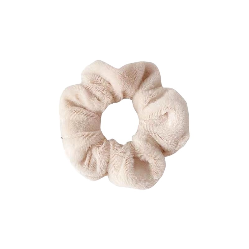 Dây Buộc Tóc Cột Tóc Vải Nhung Scrunchies Trơn Kute