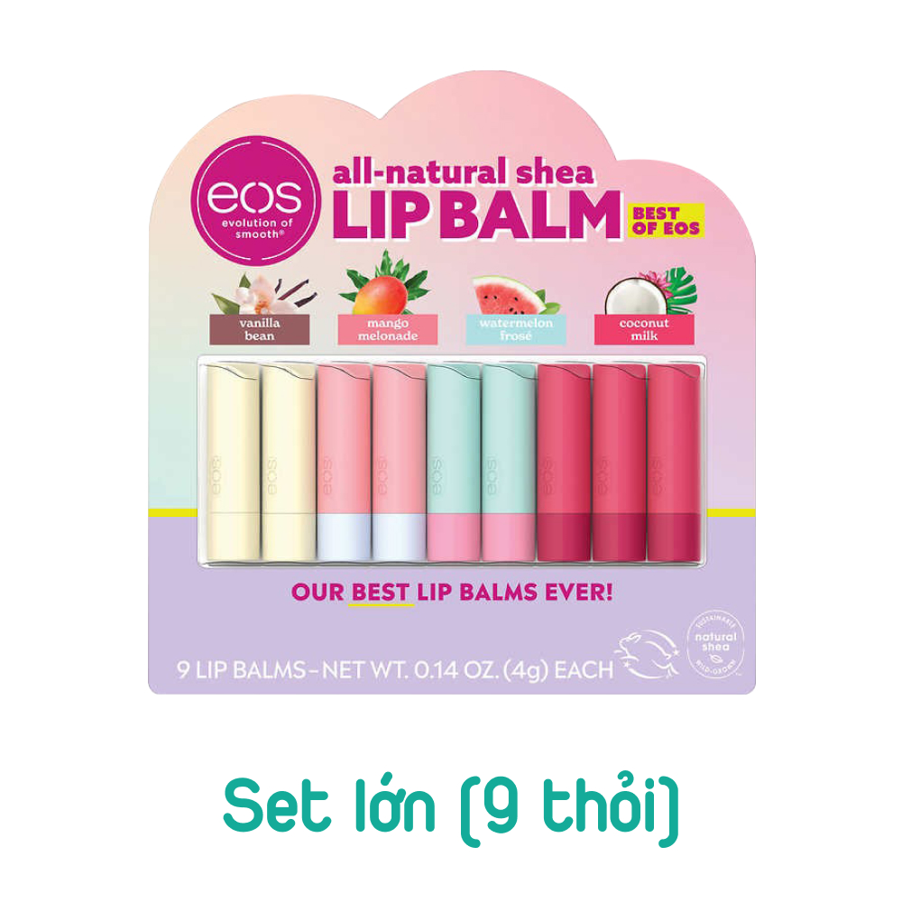 Son dưỡng môi EOS Lip balm All Natural Shea (4g) - EOS - Aaron's Choice