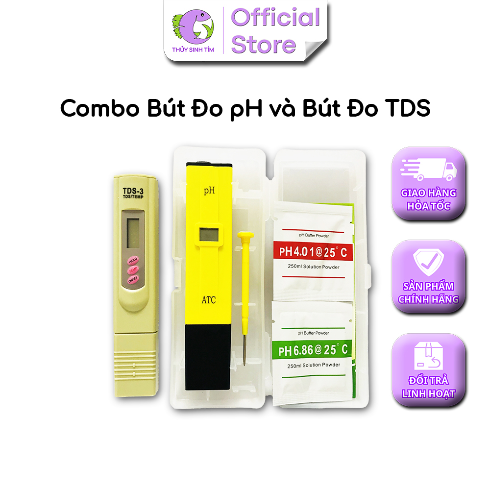 Combo Bút Đo Nồng Độ pH Và Bút Đo TDS